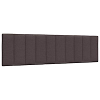 vidaXL Dyna till huvudgavel mörkbrun 180 cm tyg