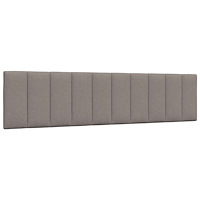 vidaXL Dyna till huvudgavel taupe 200 cm tyg