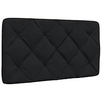 vidaXL Dyna till huvudgavel svart 80 cm tyg