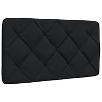 vidaXL Dyna till huvudgavel svart 90 cm tyg