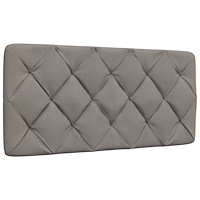 vidaXL Dyna till huvudgavel taupe 100 cm tyg