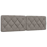 vidaXL Dyna till huvudgavel taupe 160 cm tyg