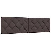 vidaXL Dyna till huvudgavel mörkbrun 180 cm tyg