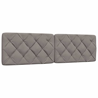 vidaXL Dyna till huvudgavel taupe 180 cm tyg