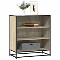 vidaXL Skänk sonoma-ek 68x35x76 cm konstruerat trä och metall