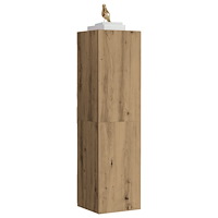 vidaXL Tv-bänk artisan ek 30,5x30x110 cm konstruerat trä