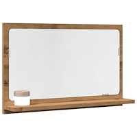 vidaXL Spegelskåp för badrum artisan ek 60x11x37 cm konstruerat trä