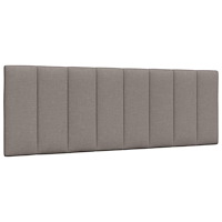 vidaXL Dyna till huvudgavel taupe 120 cm tyg