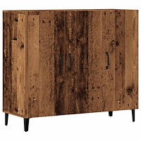 vidaXL Skänk gammalt trä 90x34x80 cm konstruerat trä