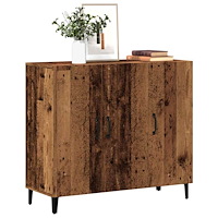 vidaXL Skänk gammalt trä 90x34x80 cm konstruerat trä