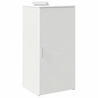 vidaXL Förvaringsskåp vit 50x45x103,5 cm konstruerat trä