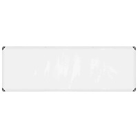 vidaXL Klar presenning med öljetter 1x3 m polyeten