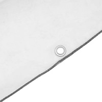 vidaXL Klar presenning med öljetter 3x12 m polyeten