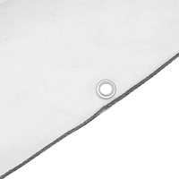vidaXL Klar presenning med öljetter 5x8 m polyeten