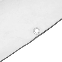 vidaXL Klar presenning med öljetter 6x8 m polyeten