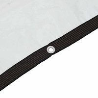 vidaXL Klar presenning med öljetter 2x4 m polyeten
