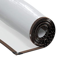 vidaXL Klar presenning med öljetter 3x12 m polyeten