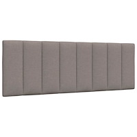 vidaXL Dyna till huvudgavel taupe 140 cm tyg