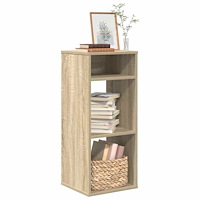 vidaXL Bokhylla sonoma-ek 34x31x80 cm konstruerat trä