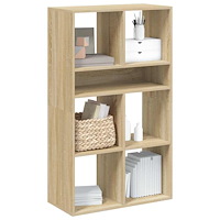 vidaXL Bokhylla sonoma-ek 66x31x112 cm konstruerat trä