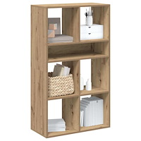 vidaXL Bokhylla artisan ek 66x31x112 cm konstruerat trä