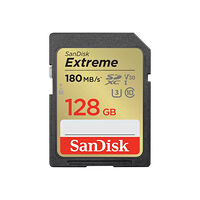 SANDISK SanDisk Extreme PLUS - flash-minneskort - 128 GB - SDXC UHS-I