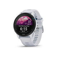 Garmin Garmin Forerunner 255 Music sportklocka med rem - 4 GB - svart, whitestone