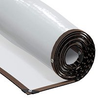 vidaXL Klar presenning med öljetter 1x8 m polyeten