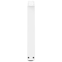 vidaXL Soffbordsben V-formade 2 st vita 60x(42-43,3) cm stål