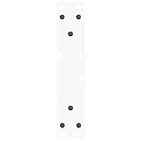vidaXL Soffbordsben V-formade 2 st vita 30x(30-31,3) cm stål
