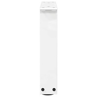 vidaXL Soffbordsben V-formade 2 st vita 40x(30-31,3) cm stål