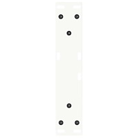 vidaXL Soffbordsben V-formade 2 st vita 40x(30-31,3) cm stål