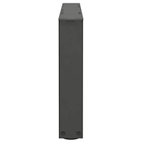 vidaXL Soffbordsben V-formade 2 st antracit 50x(30-31,3) cm stål