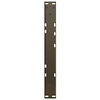 vidaXL Soffbordsben V-formade 2 st naturstål 60x(30-31,3) cm stål
