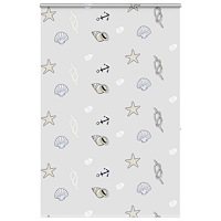 vidaXL Duschrullgardin med kassett 150x240 cm tygbredd 146 cm