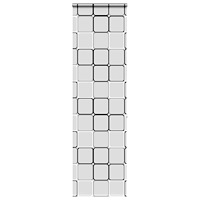 vidaXL Duschrullgardin med kassett 60x240 cm tyg bredd 56 cm