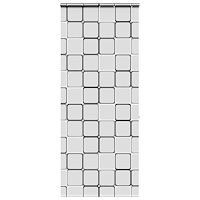vidaXL Duschrullgardin med kassett 110x240 cm tyg bredd 106 cm