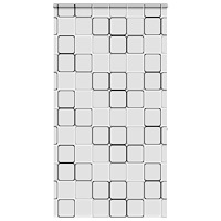 vidaXL Duschrullgardin med kassett 130x240 cm tyg bredd 126 cm