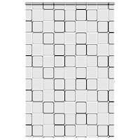 vidaXL Duschrullgardin med kassett 150x240 cm tygbredd 146 cm