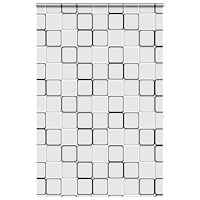 vidaXL Duschrullgardin med kassett 160x240 cm tygbredd 156 cm