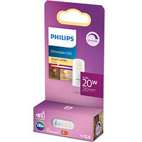 Philips LED G4 2,1W (20W) 12V 210lm Dimbar Varmvit