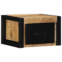 vidaXL Sängbord 2 st 40x35x25 cm massivt grovt trä mango