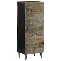 vidaXL Högskåp 40x33x110 cm massivt mangoträ