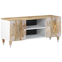 vidaXL TV-bänk 105x33,5x46 cm mango i massivt trä