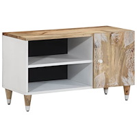 vidaXL Tv-bänk 80x31,5x46 cm massivt mangoträ