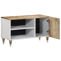 vidaXL Tv-bänk 80x31,5x46 cm massivt mangoträ