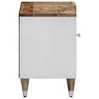 vidaXL Tv-bänk 80x31,5x46 cm massivt mangoträ