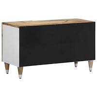 vidaXL Tv-bänk 80x31,5x46 cm massivt mangoträ