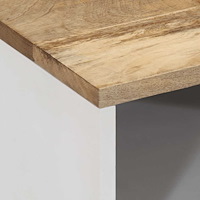 vidaXL Tv-bänk 80x31,5x46 cm massivt mangoträ