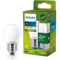 Philips LED E27 Klot P45 2,3W (40W) Frostad 485lm 2700K Energiklass A